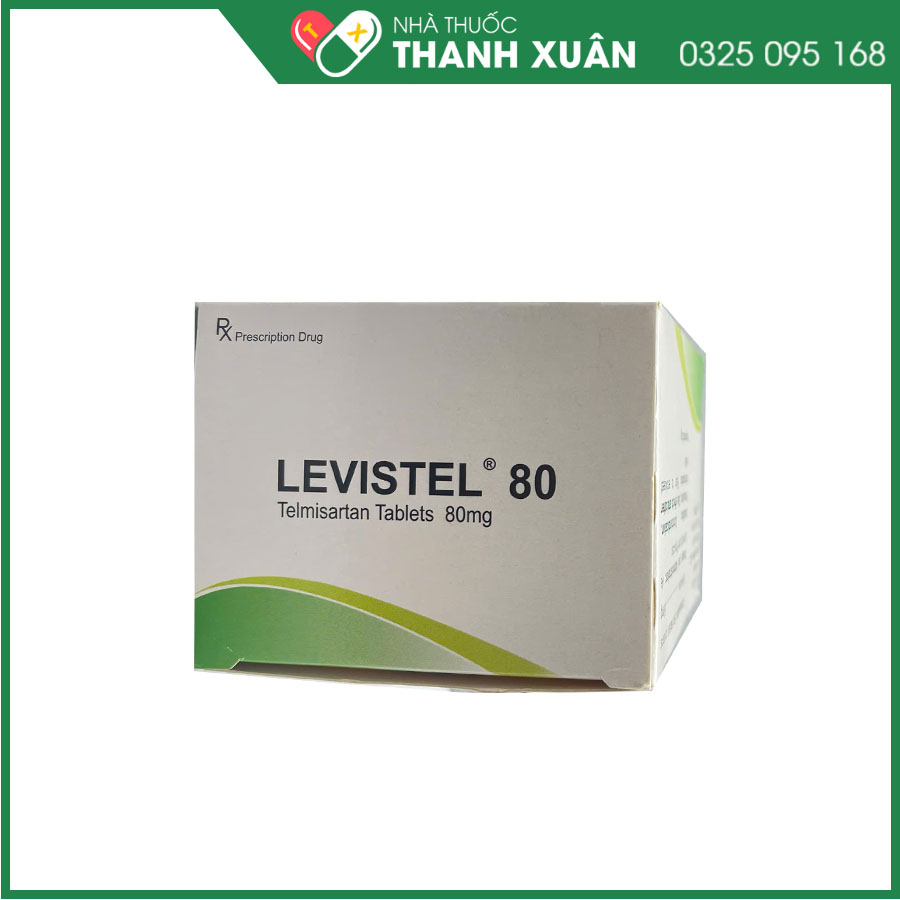 Levistel 80 - Điều trị tăng huyết áp vô căn, phòng ngừa bệnh tim mạch